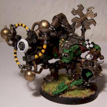 Ork Big Mek with Snotzogga by Fengar