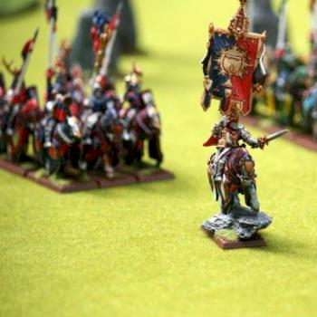 Bretonnian Standard Bearer by Giovyzia