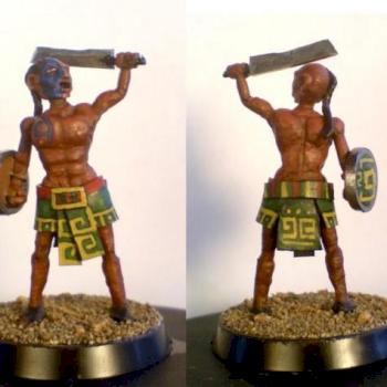 Aztec inspired warrior by The Angel of Death