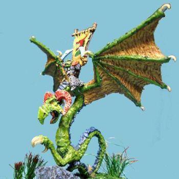 Seigneur orc sur dragon by orpayan