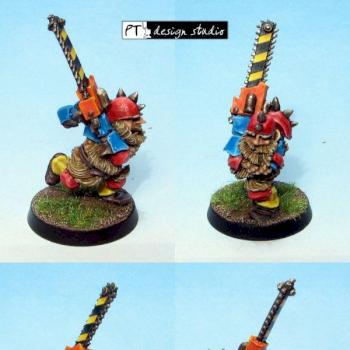 Flint Churnblade - Bloodbowl starplayer by ptdesignstudio