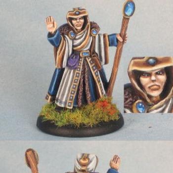 White robed mage by freefall199
