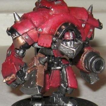 First Painted Miniature - Khador Destroyer by teknolaiz