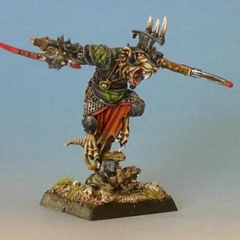 Skaven Lord Queek Headtaker by Shaman1313