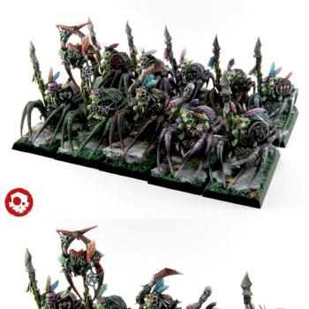 Forest Goblin Spider Riders by kreativerlemming