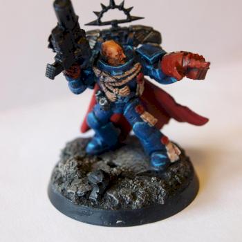Crimson Fists Captain WIP by lobster1984
