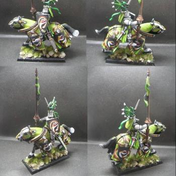 Warhammer Bretonnian Knight of Rattlesnake by tinman755