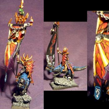 Dark elf BSB by Pomba