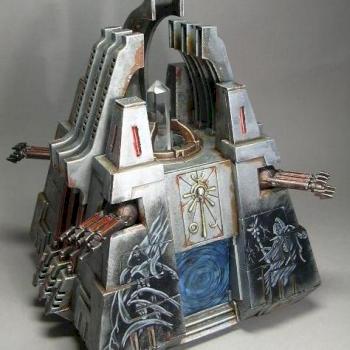 necron monolith by Lore Nicolas
