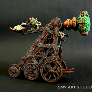 Skaven Plagueclaw Catapult by saw art
