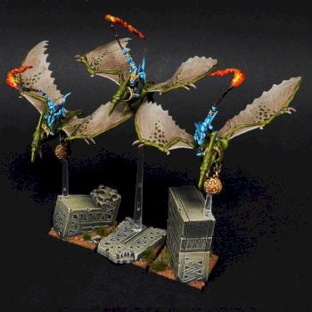 Lizardmen Terradon Riders by BloodyBeast.com