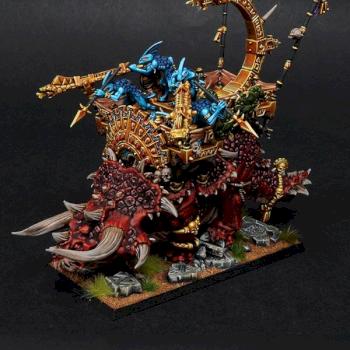 Lizardmen Ancient Stegadon by BloodyBeast.com