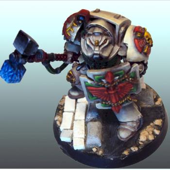 Deathwing terminator with Thunderhammer by Noxred