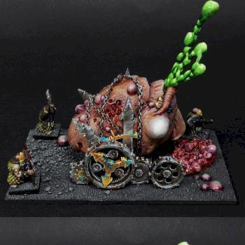 Nurgle Hellcannon With Crew by BloodyBeast.com