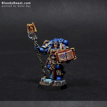 Space Marine Librarian with Staff & Book by BloodyBeast.com