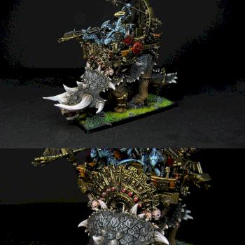 Lizardmen Stegadon by Modelling Art Studio