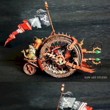 Skaven Doomwheel by saw art
