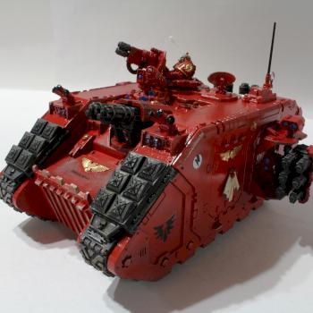 Blood Angel Land Raider Crusader by Vrykolakasbr