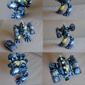 Space Wolf Heresy Warhound by kharn123