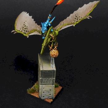 Lizardmen Terradon Rider by BloodyBeast.com