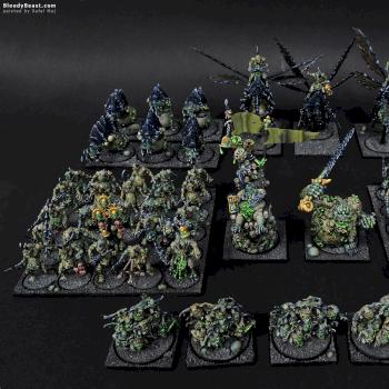 Chaos Daemons of Nurgle Army for both Warhammer FB and 40k by BloodyBeast.com