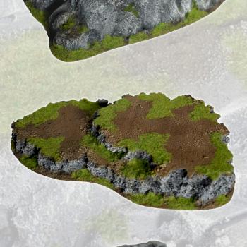 RUINED TOWER + HILL fantasy scenery terrain by studiolevel