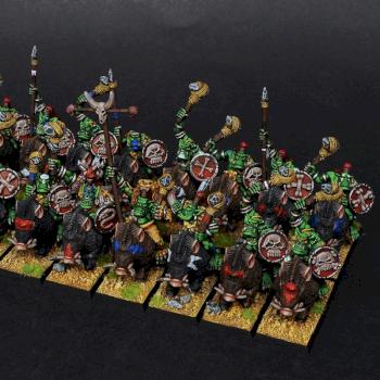 Savage Orc Boar Boyz with Savage Orc Shaman by BloodyBeast.com