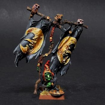 Night Goblin Battle Standard Bearer by BloodyBeast.com