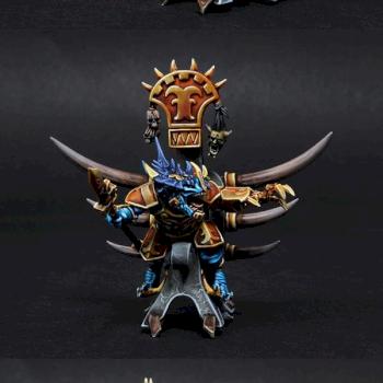 Lizardmen Legendary Saurus Lord Kroq-Gar by BloodyBeast.com