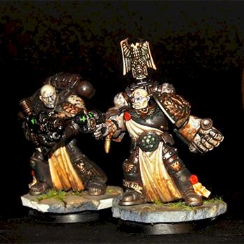Space Marine Sternguard Veteran Squad by saw art