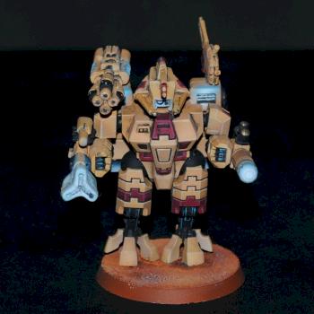 Tau Empire XV8 Battlesuit Commander by miniaturesshop