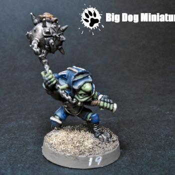 Willy Miniatures Goblin Ball and Chain by thebigdog