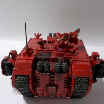 Blood Angel Land Raider Crusader by Vrykolakasbr