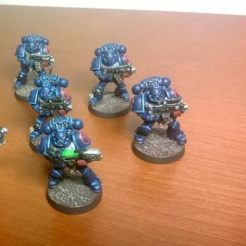 Crimson Fists Tactical Marines by Larkin79