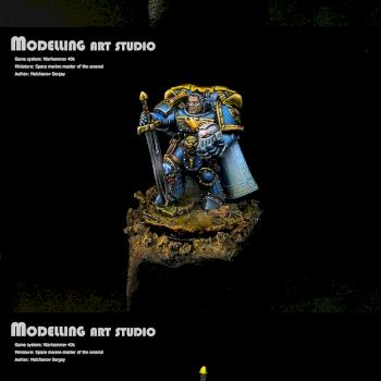Space marine master of the arsenal by Modelling Art Studio