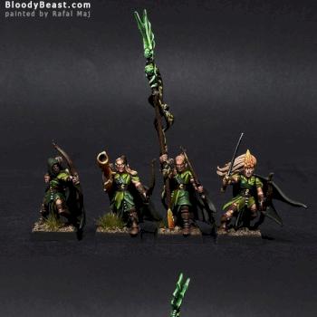 Wood Elf Glade Guards Closeups by BloodyBeast.com