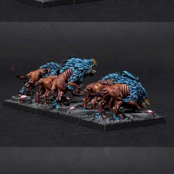 Chaos Warhounds of Tzeentch by BloodyBeast.com