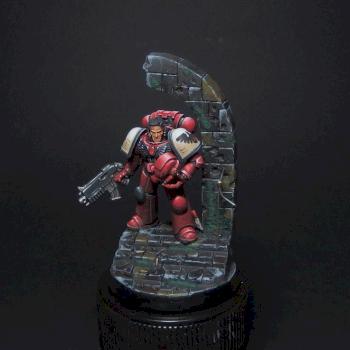 Blood Raven Space Marine by AsyLum