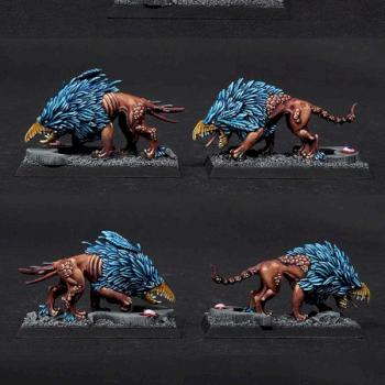 Chaos Warhounds of Tzeentch Closeups by BloodyBeast.com