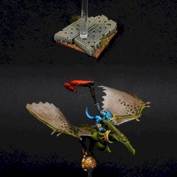 Lizardmen Terradon Rider by BloodyBeast.com