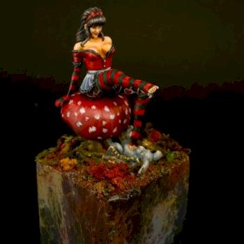 Goth Alice in Wonderland by VIOLET