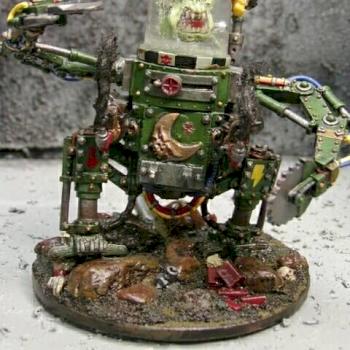 Ork Dreaknought by SpinningCharlie