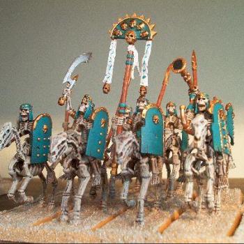 Tomb Kings Horsemen Regiment by pinkerton
