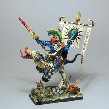 Mounted Chaos Champion by vikotnik