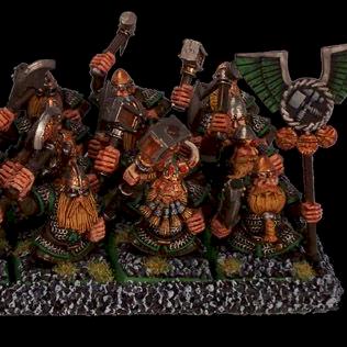 Dwarf Worriors Regiment by Ross Avi Krinsky