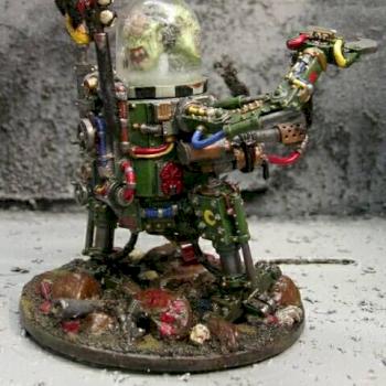 Ork Dreaknought by SpinningCharlie