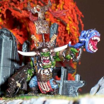 Ork Warboss by silvercrank