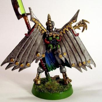 Necron Lord with Jetpack conversion by edomingox