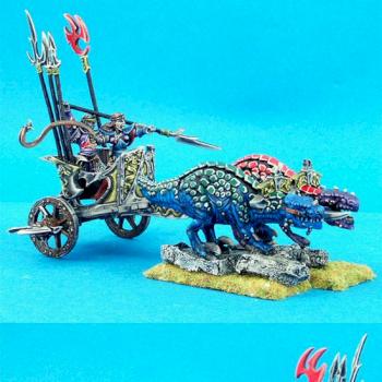 Dark Elf Cold One Chariot by Meier