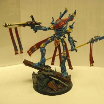 Warhammer 40,000 - Eldar Wraithlord by sailortrunx